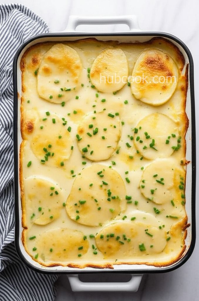 Caesar Scalloped Potatoes