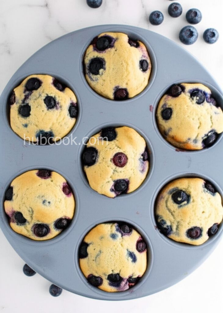 Dairy-Free, Oven-Baked Blueberry Pancake Muffins