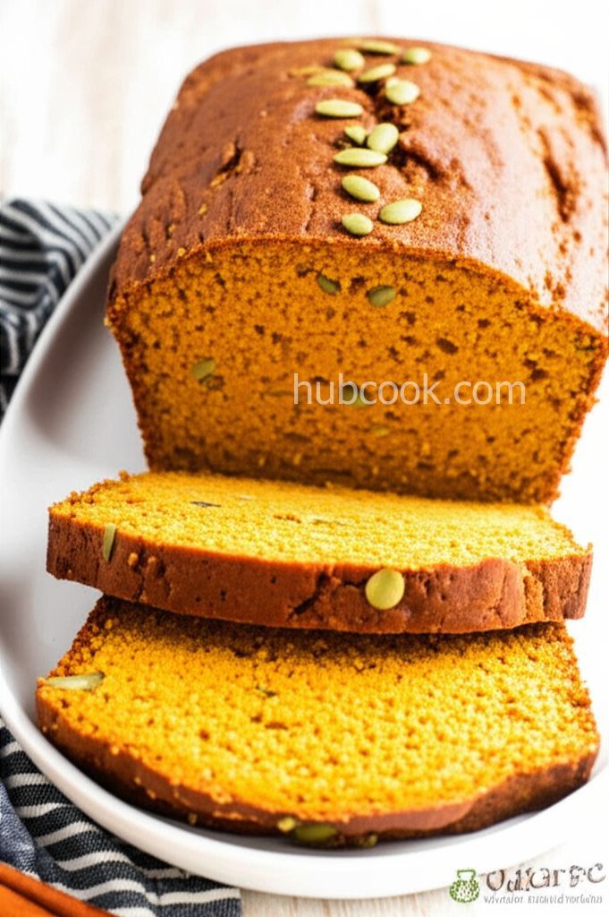Easy Pumpkin Beer Bread with Pepitas