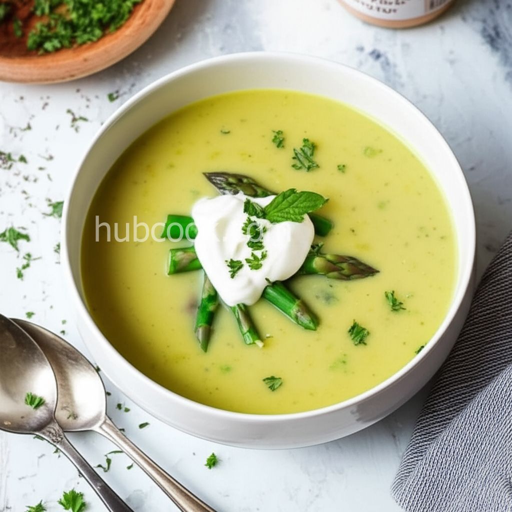 Guilt-Free Cream of Asparagus Soup