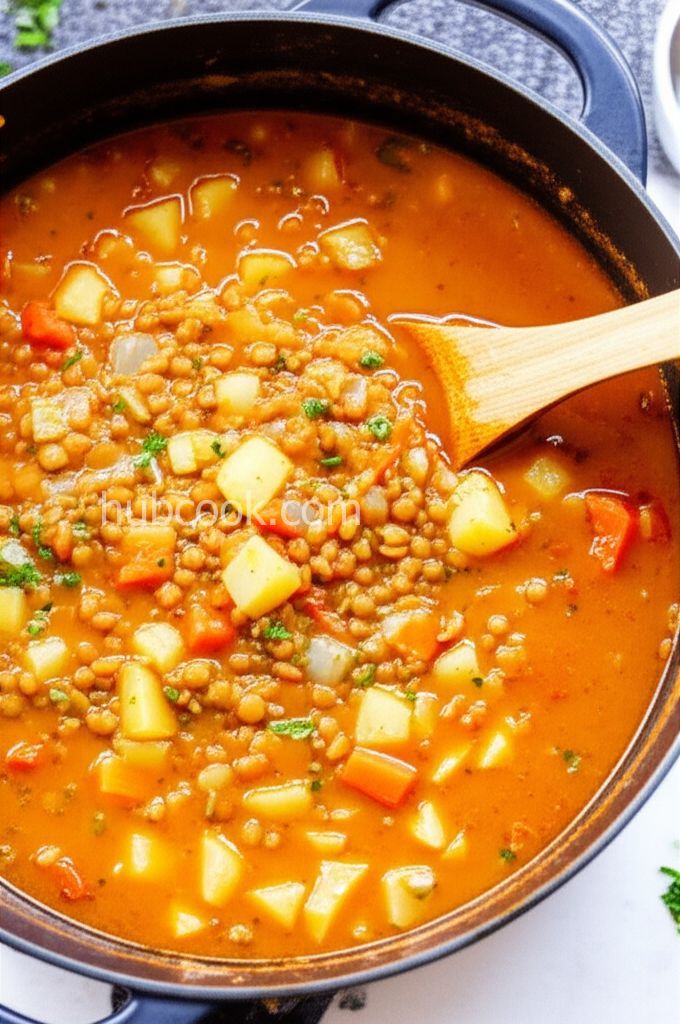 Hearty Greek Lentil Soup