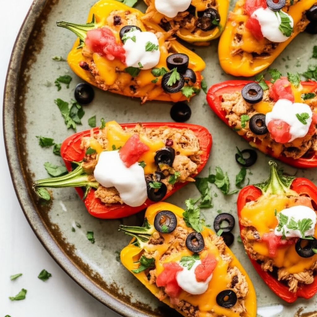 Low-Carb Chicken Nacho Bites