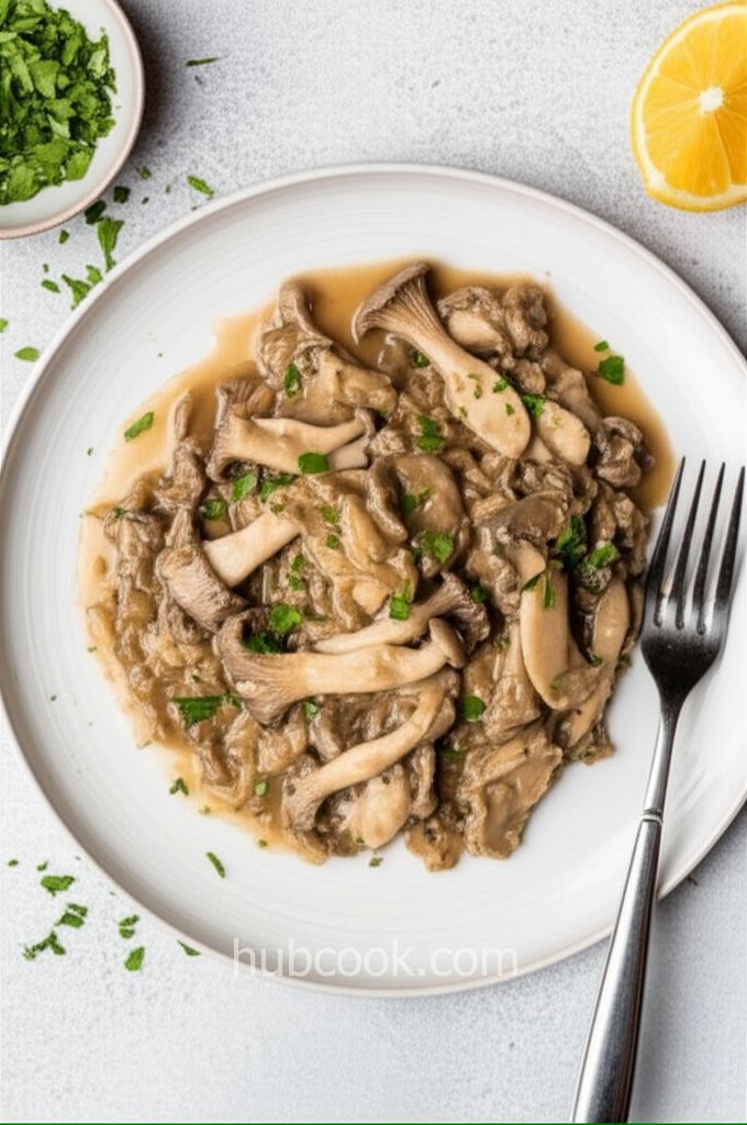Mushroom Stroganoff (Vegan)