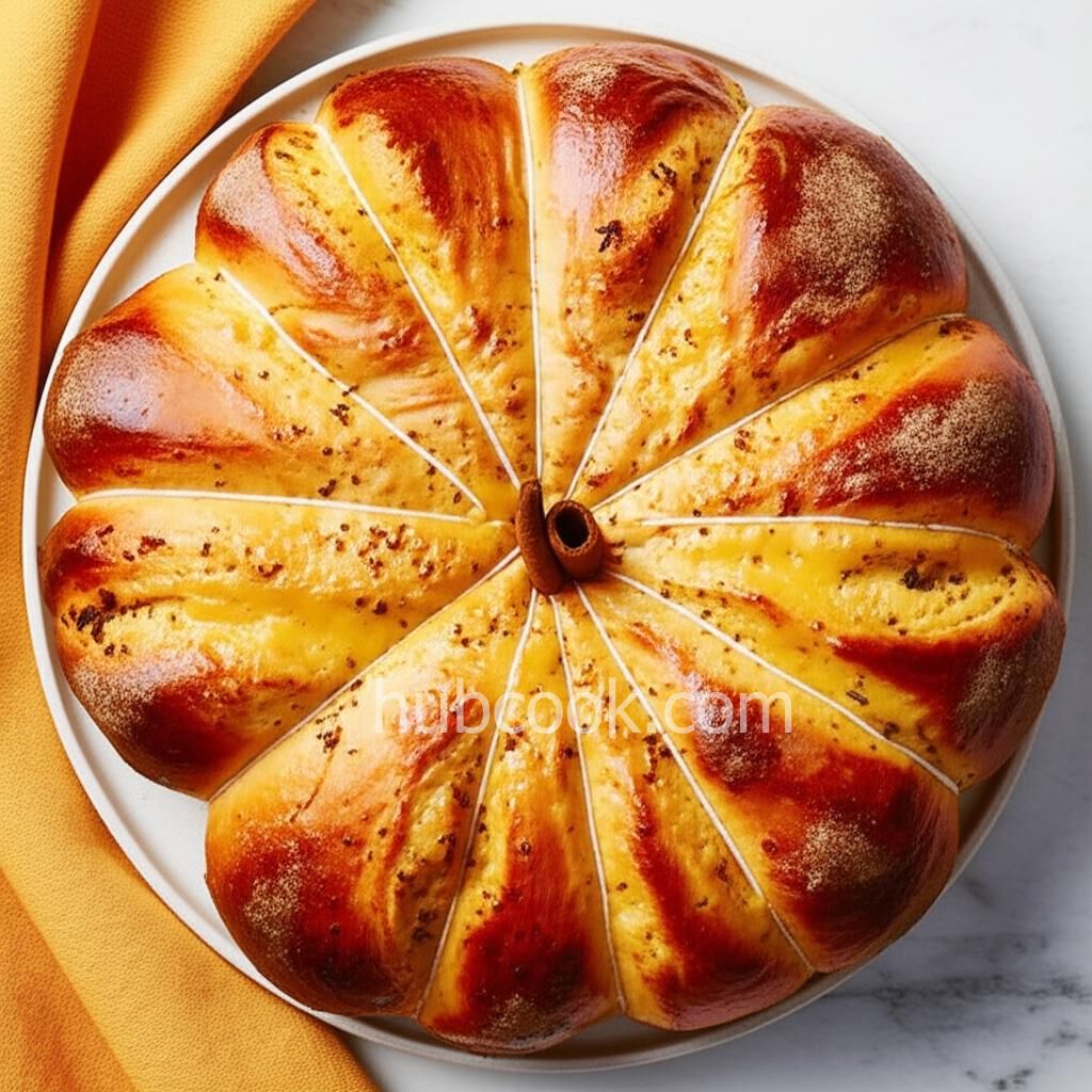 Pull-Apart Pumpkin Brioche