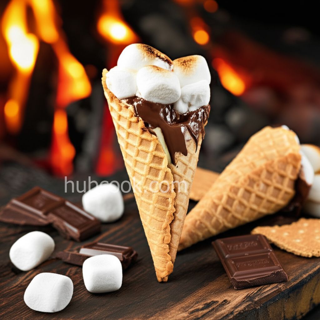 S'mores Campfire Cones