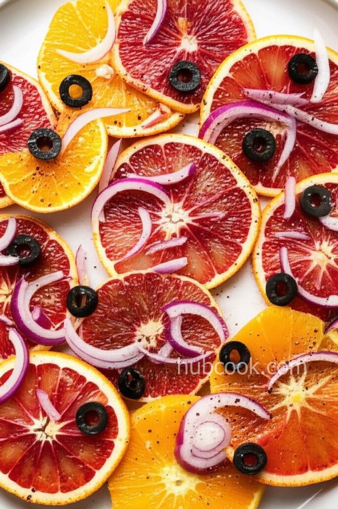 Turkish Orange Salad with Mediterranean Dressing
