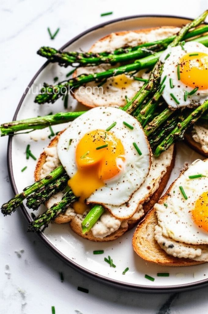 White Bean and Broccolini Brunch Toasts