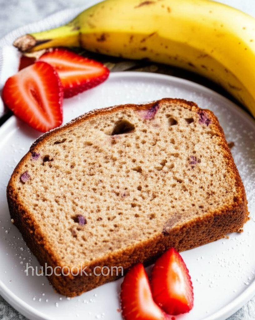 Whole Wheat Strawberry Banana Bread