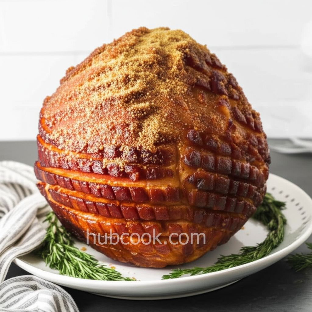 Baked Ham with Sweet Gravy