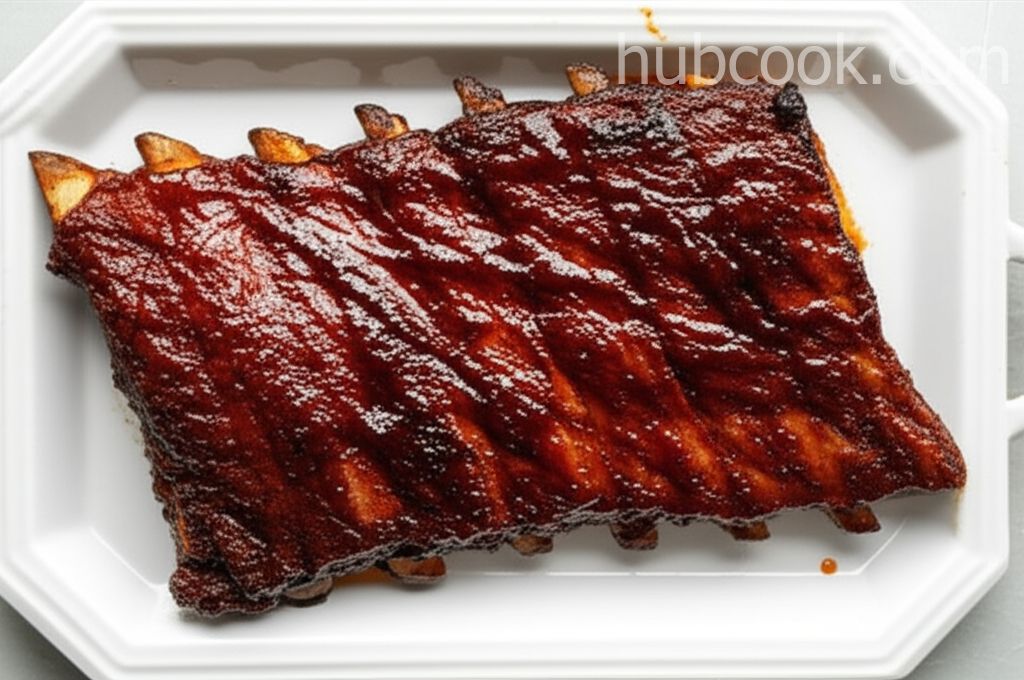 Bourbon-BBQ Glazed Baby Back Ribs