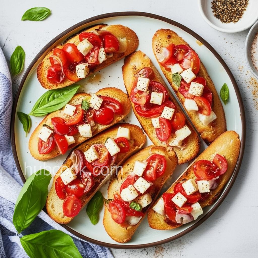 Bruschetta with Mozzarella