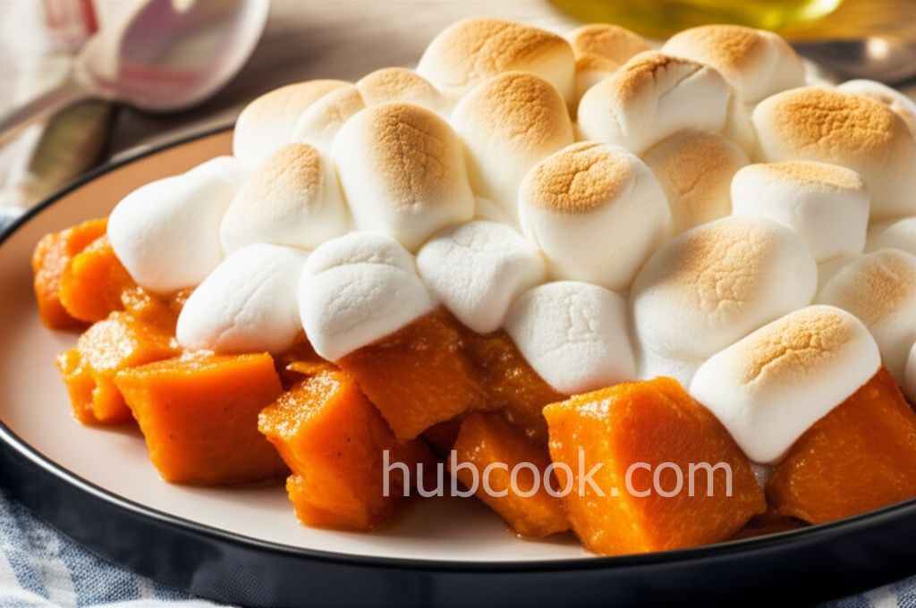 Candied Sweet Potatoes with Marshmallows