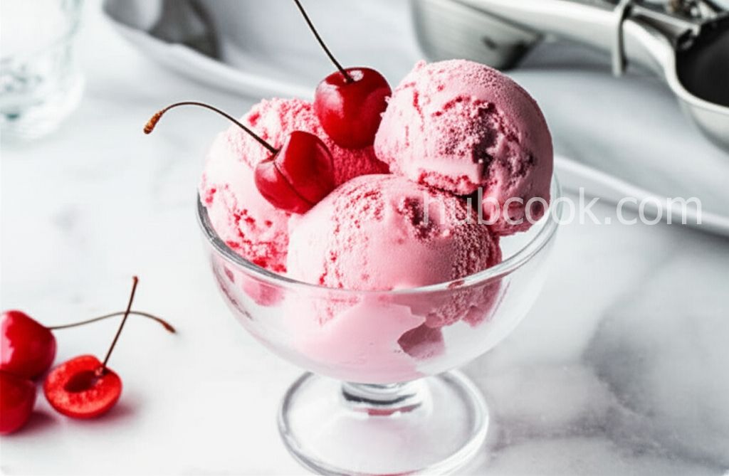 Creamy Cherry Ice Cream