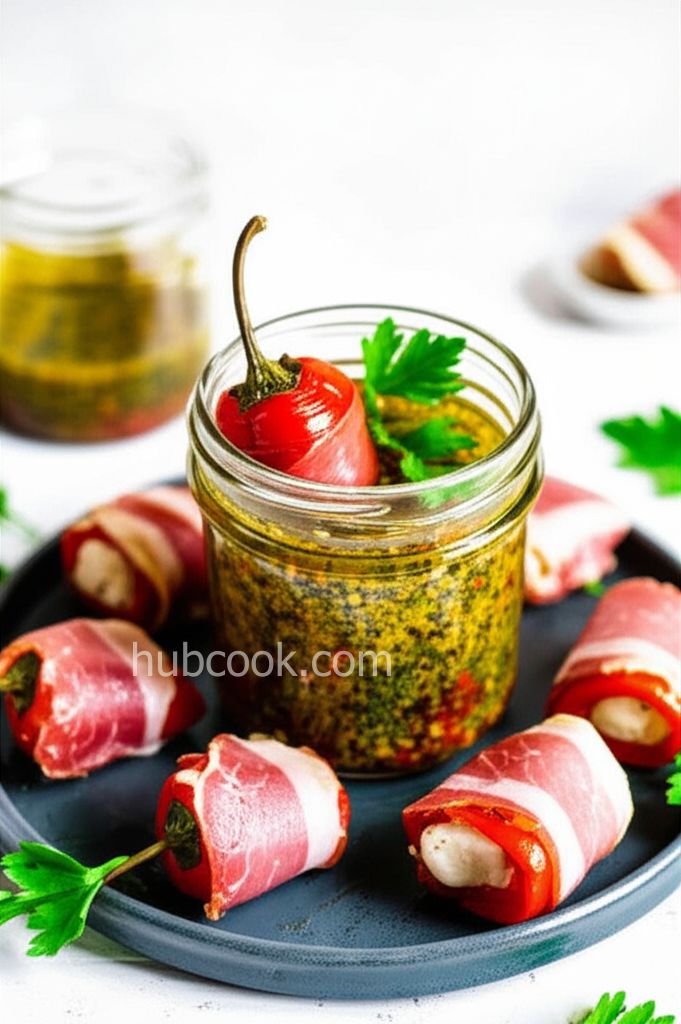 Marinated Stuffed Cherry Peppers