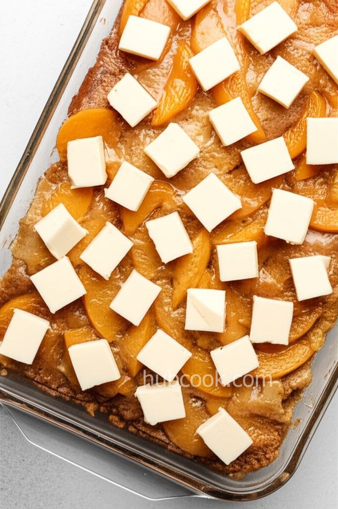 Peach Dump Cake