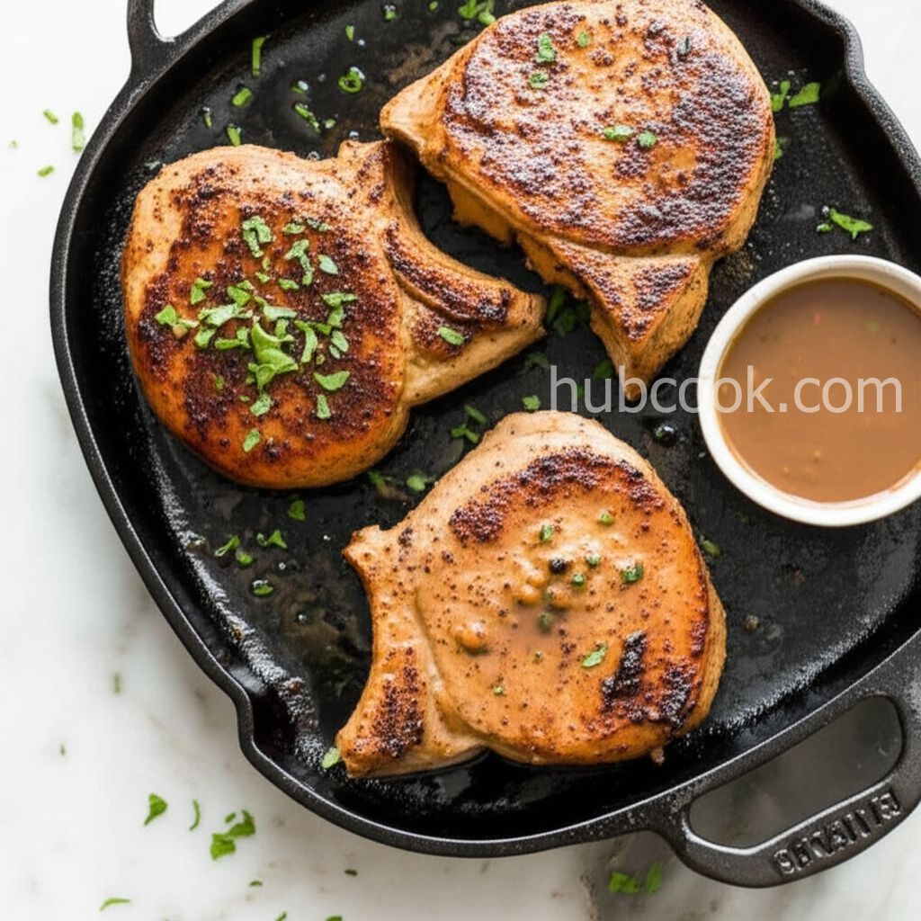 Peach-Stuffed Pork Chops
