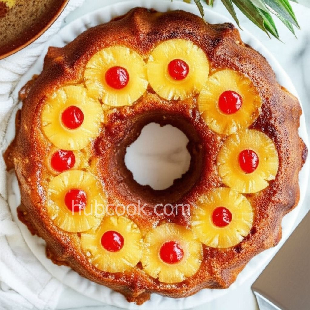 Pineapple Upside-Down Pound Cake