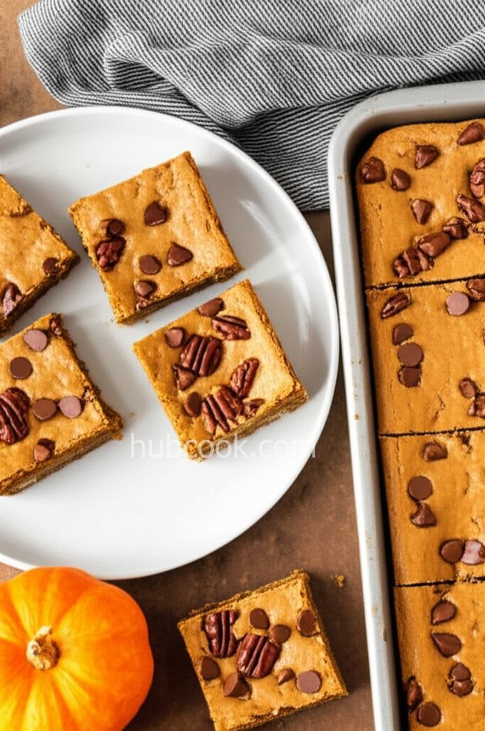 Pumpkin Pie Blondies