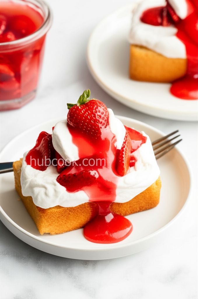 Strawberry Blender Cake