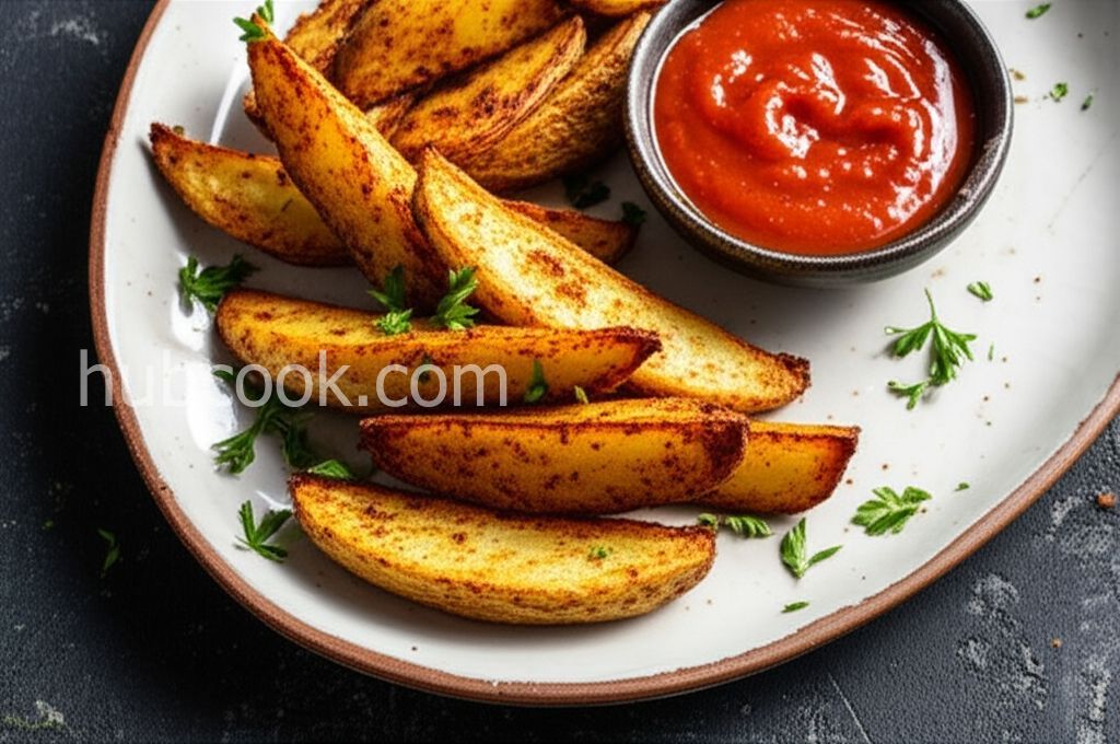 Air Fryer Spanish Potato Wedges