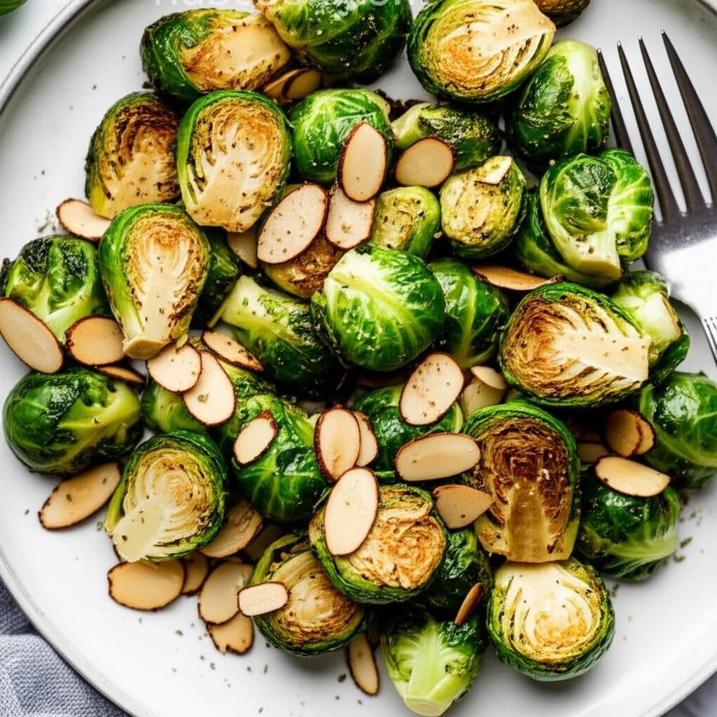 Brussels Sprouts with Almonds and Manchego