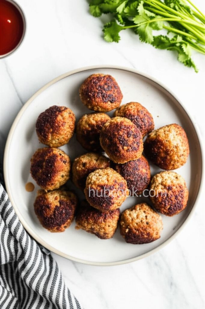 Deep-Fried Asian Chicken Meatballs