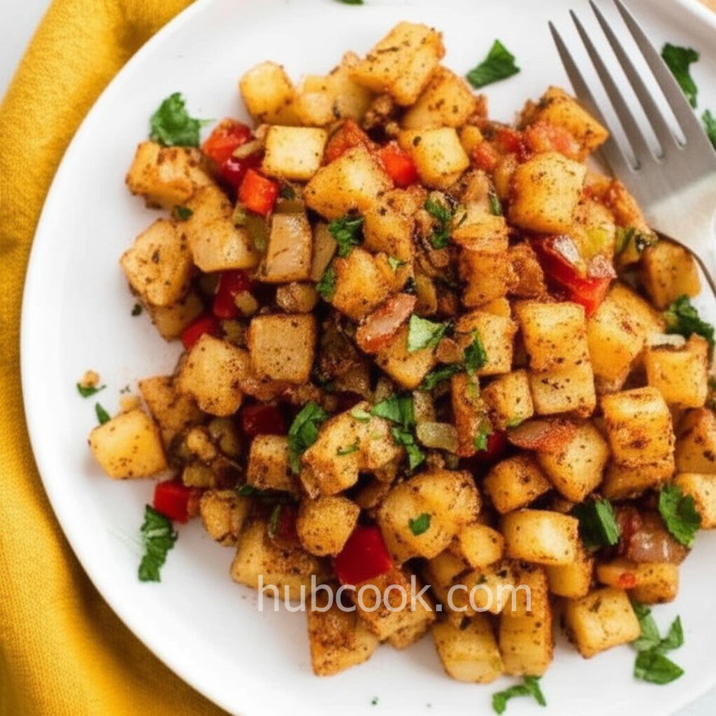 Jicama Hash Browns O'Brien