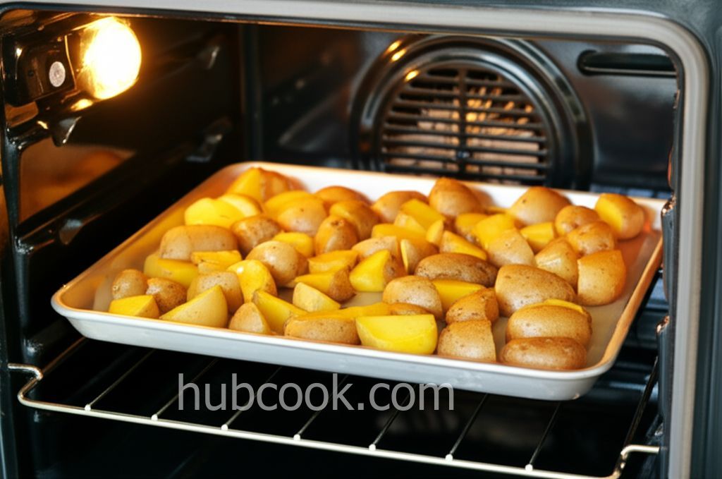 Roasted Thousand Island Potatoes