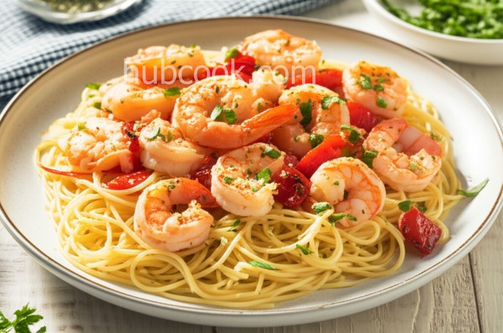 Shrimp Scampi with Angel Hair Pasta