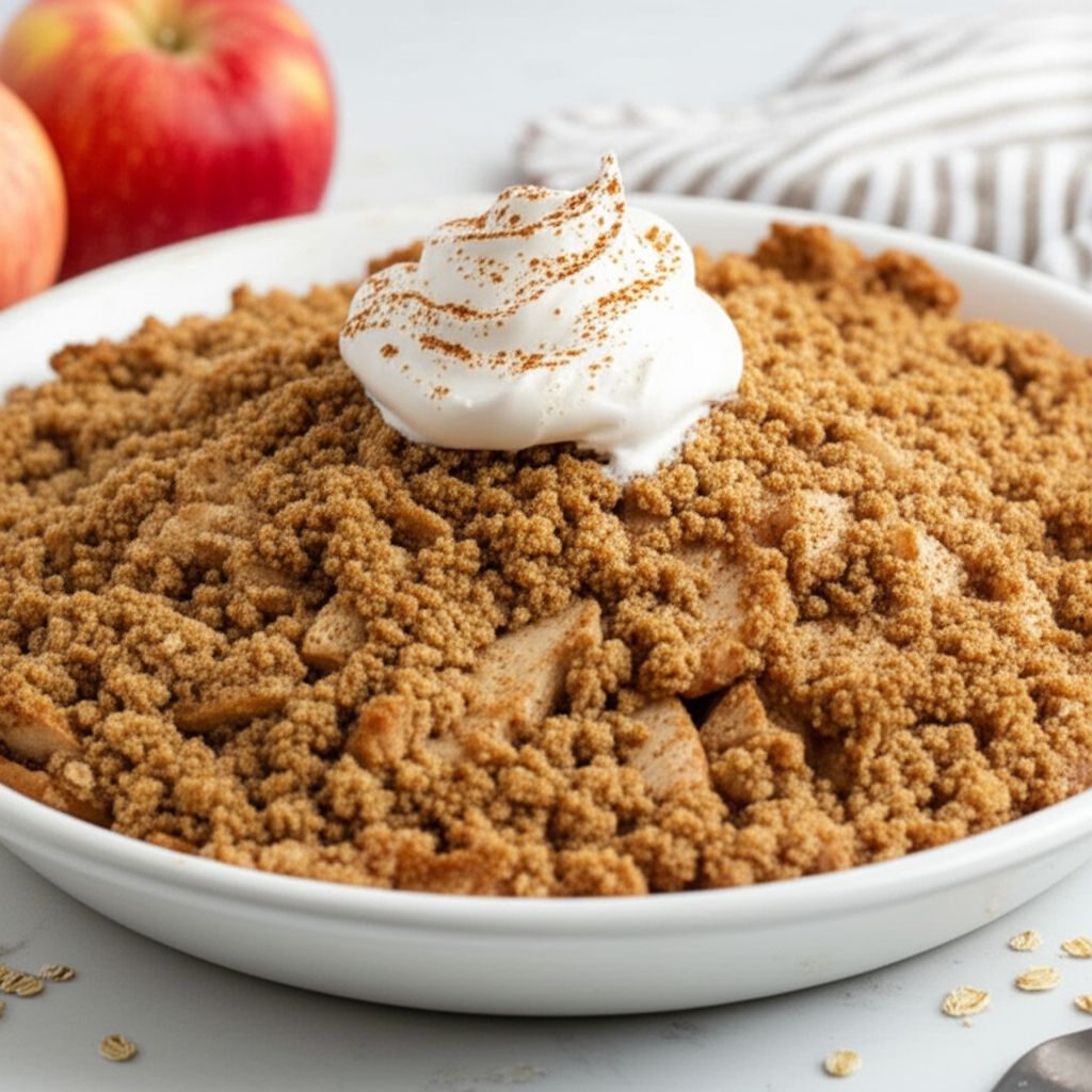 Apple Oat Crisp Pie