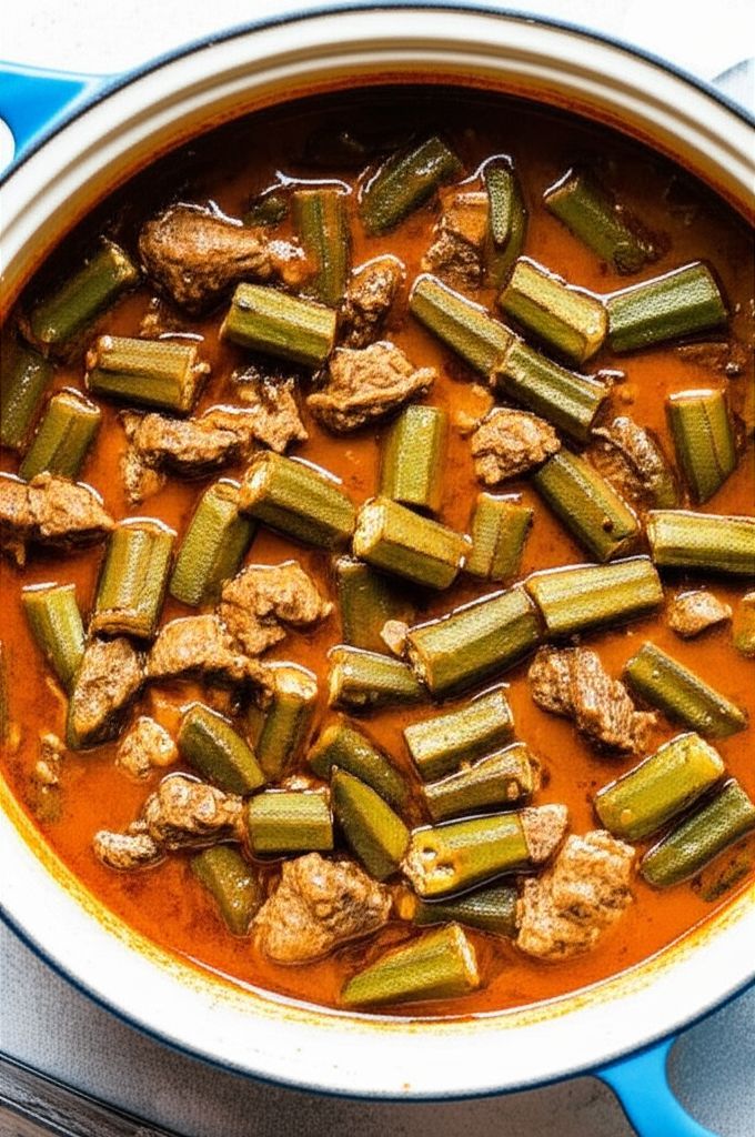 Bamieh (Middle Eastern Okra Stew)