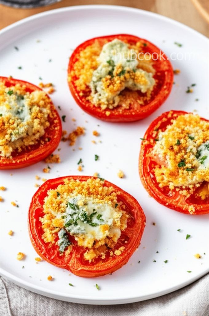 Broiled Blue Cheese Tomatoes