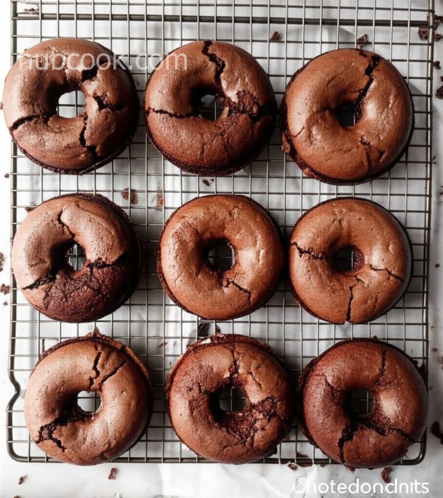 Chocolate Almond Breakfast Donuts
