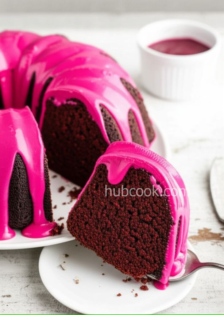 Chocolate Beet Cake with Beet-Vanilla Glaze