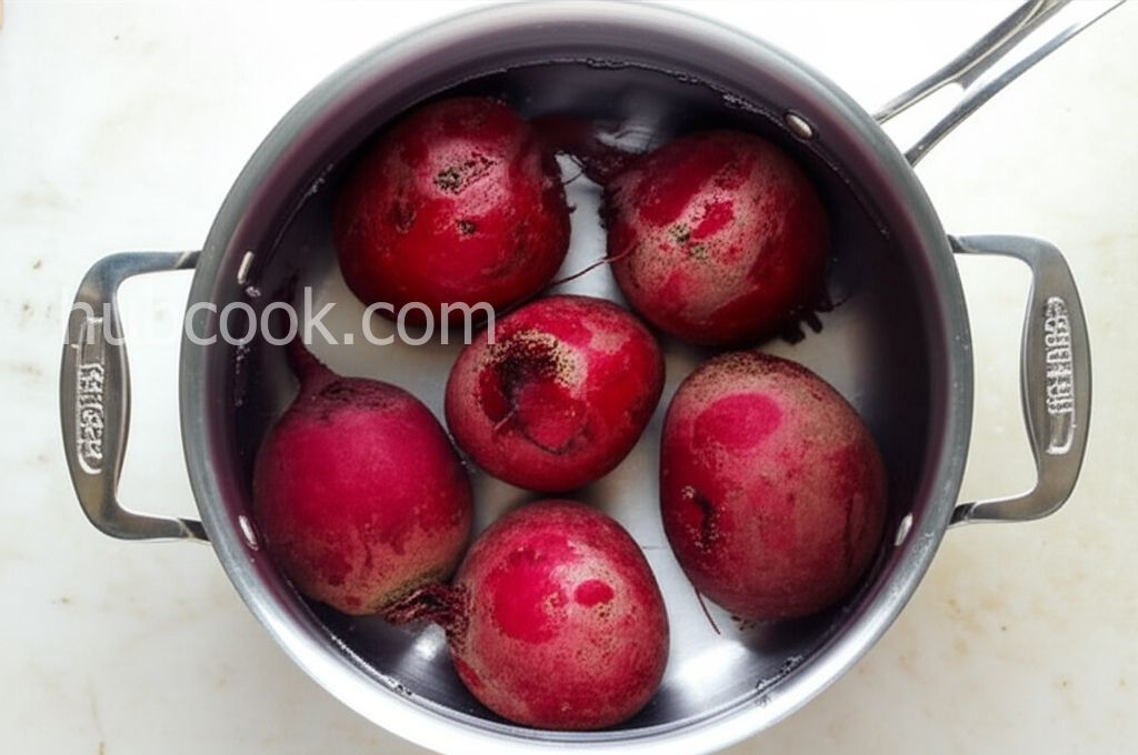 German Beet Salad with Caraway Seeds