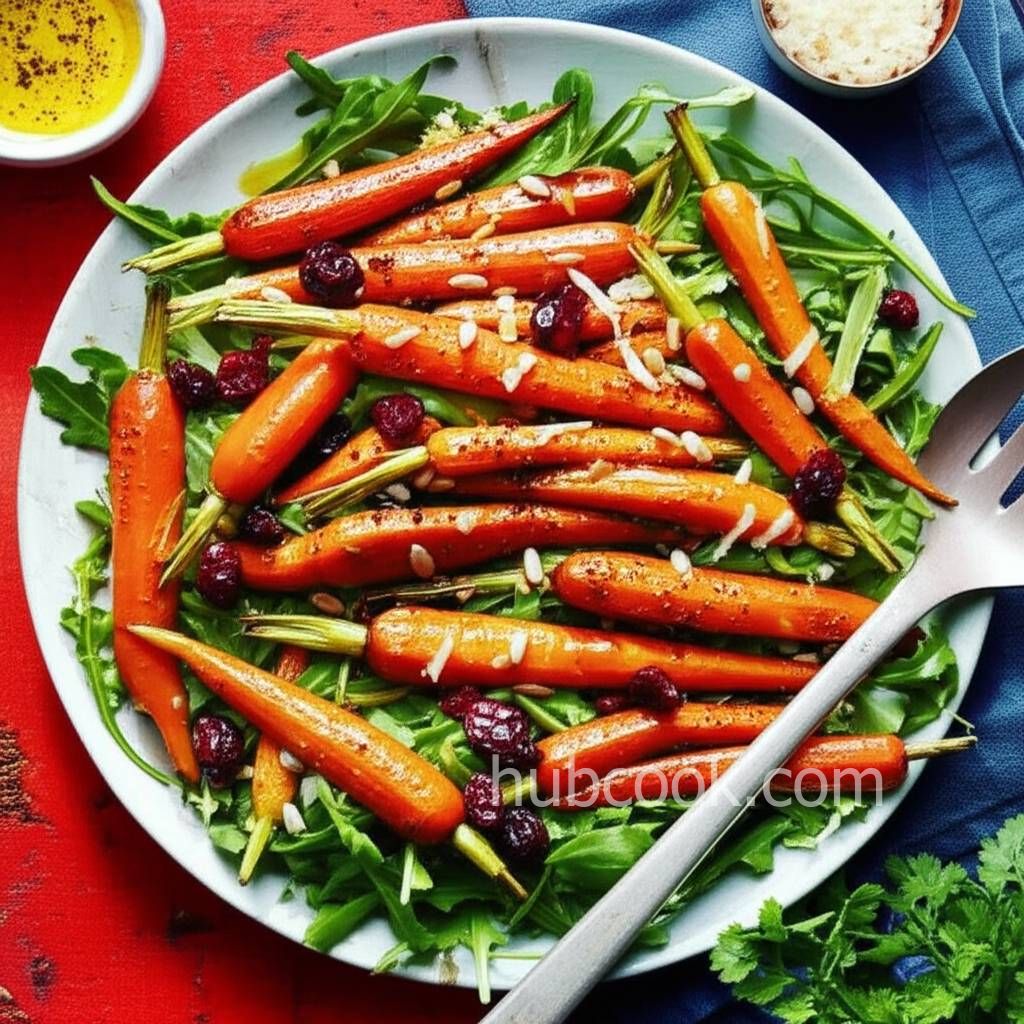 Honey-Lemon Roasted Carrot Salad