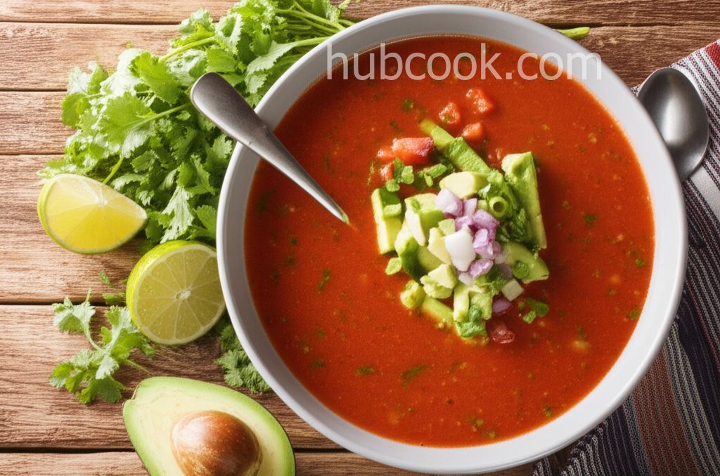 Light and Fresh Mexican Gazpacho
