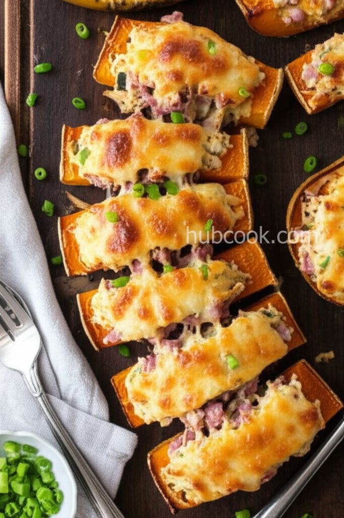Loaded Butternut Squash "Cordon Bleu"