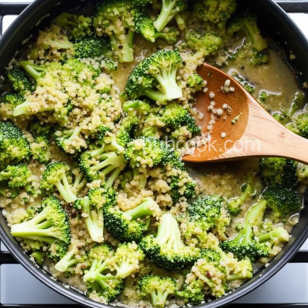 Cheesy Broccoli Quinoa