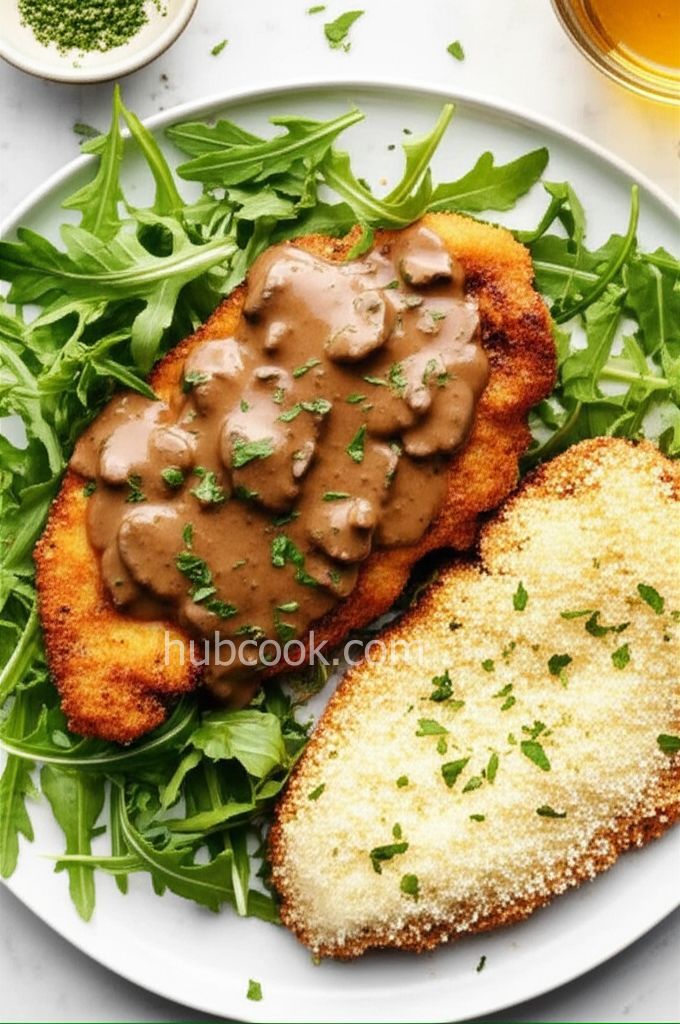 Chicken Marsala Milanese