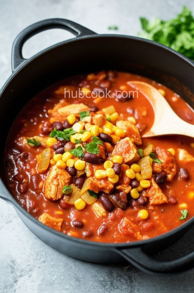 Fifteen Minute Chicken Chili