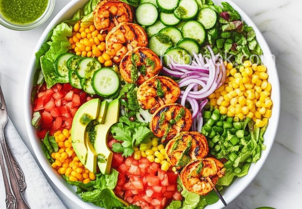 Summer Grilled Shrimp Salad