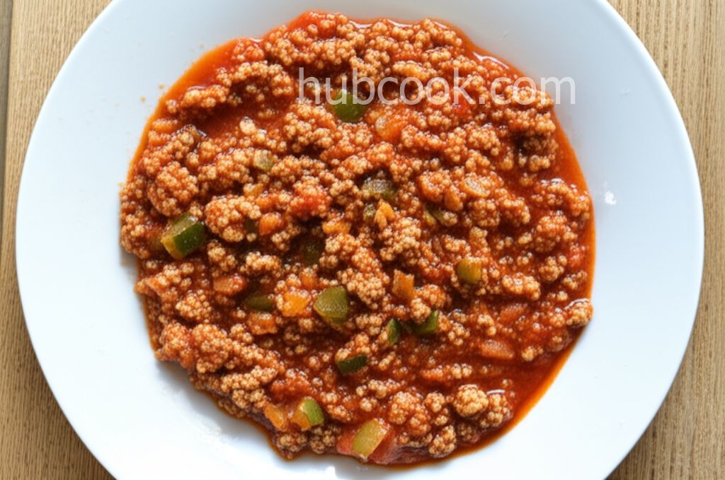 Chunky Red Sauce with Ground Italian Sausage