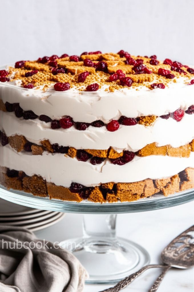 Eggnog Gingerbread Trifle