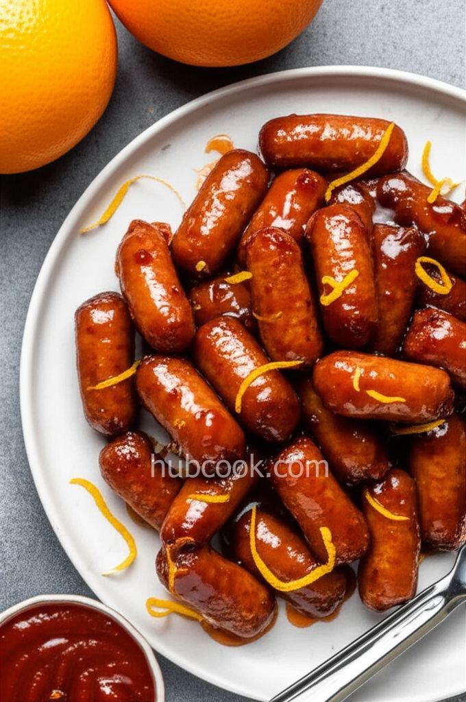 Orange Glazed Weenies