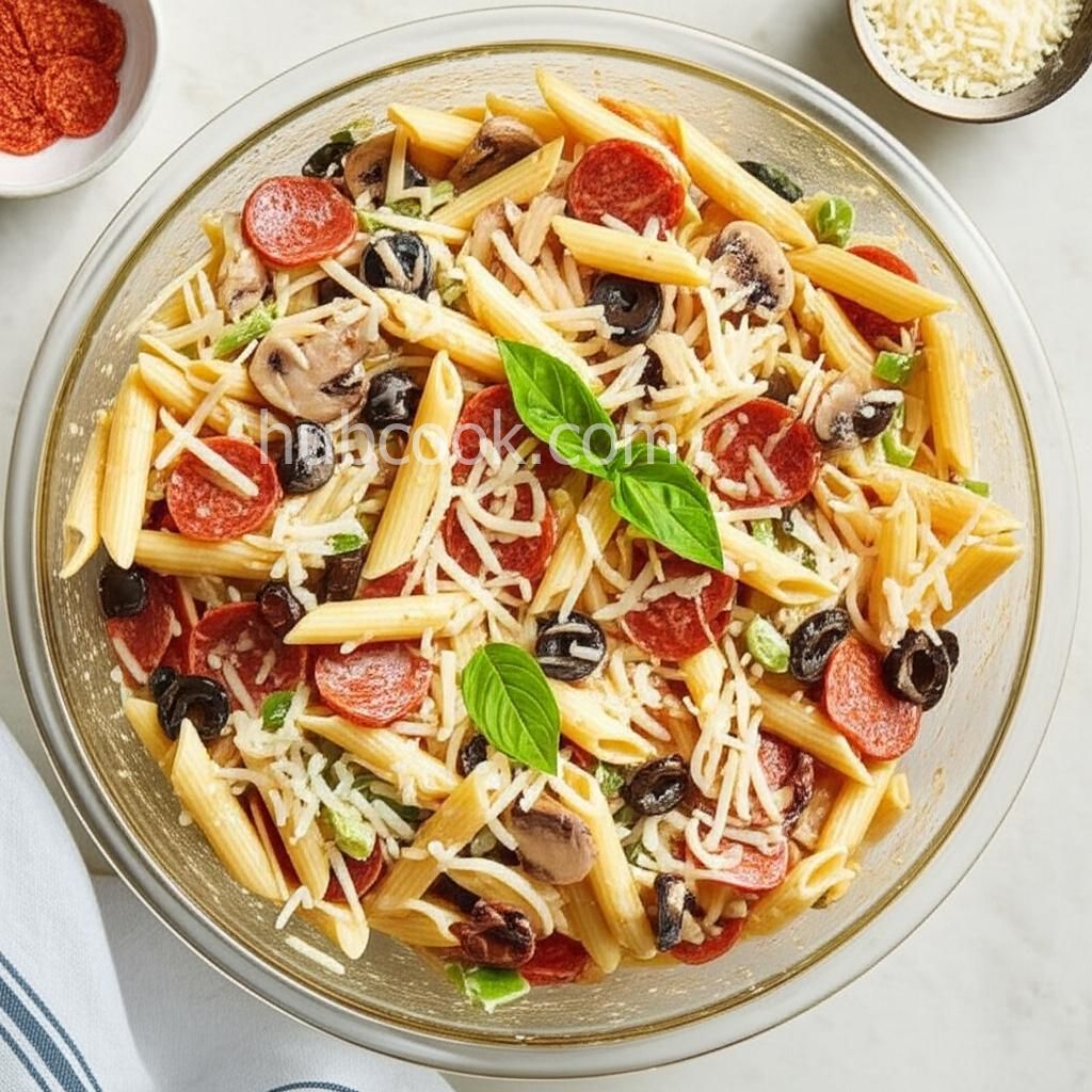 Pepperoni Pizza Pasta Salad