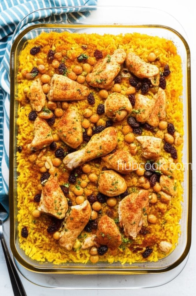 Savory Saffron Chicken Polow