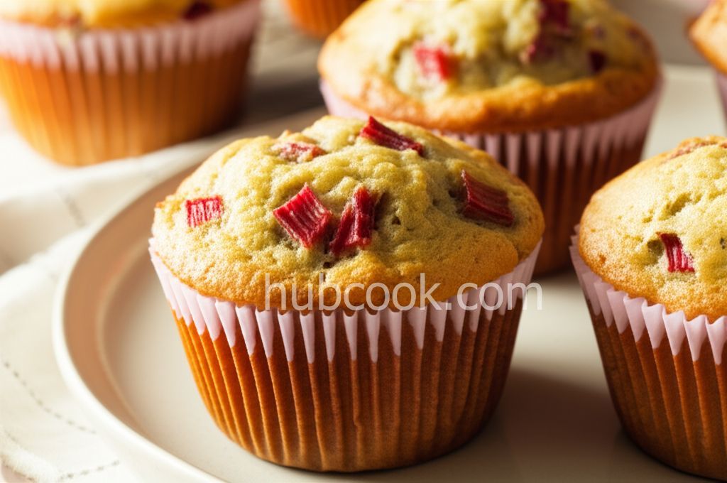 Tuxedoville's Rhubarb Muffins
