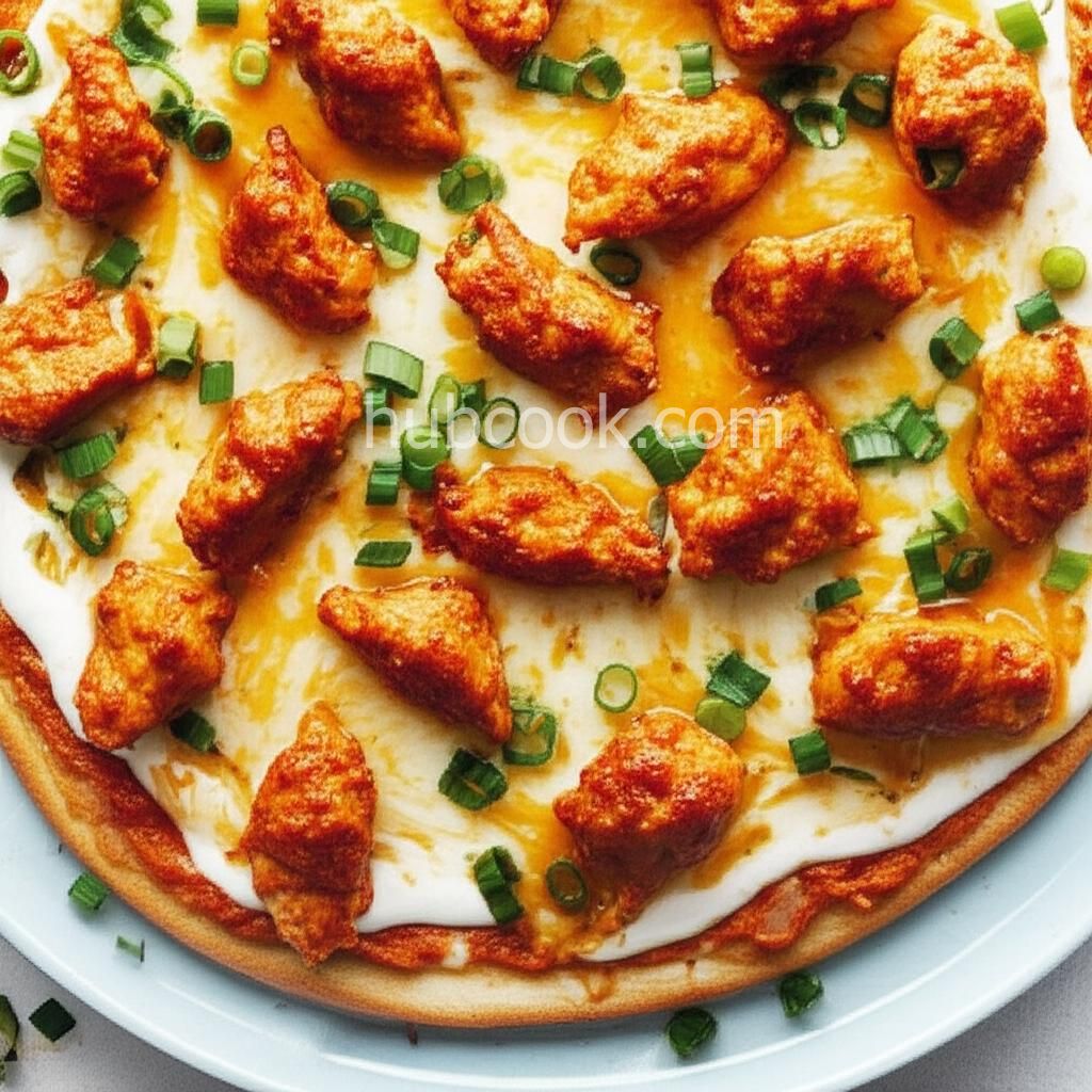 Bacon Buffalo Chicken Pizza