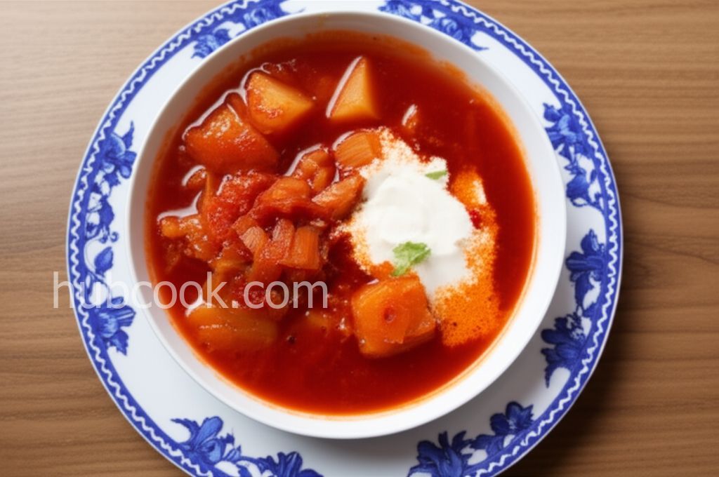 Cabbage Borscht Mennonite Soup